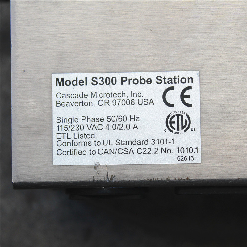 CASCADE MICROTECH S300 PROBE STATION
