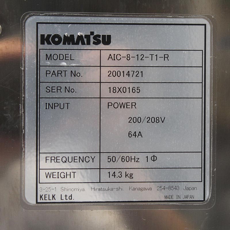 KOMATSU AIC-8-12-T1-R